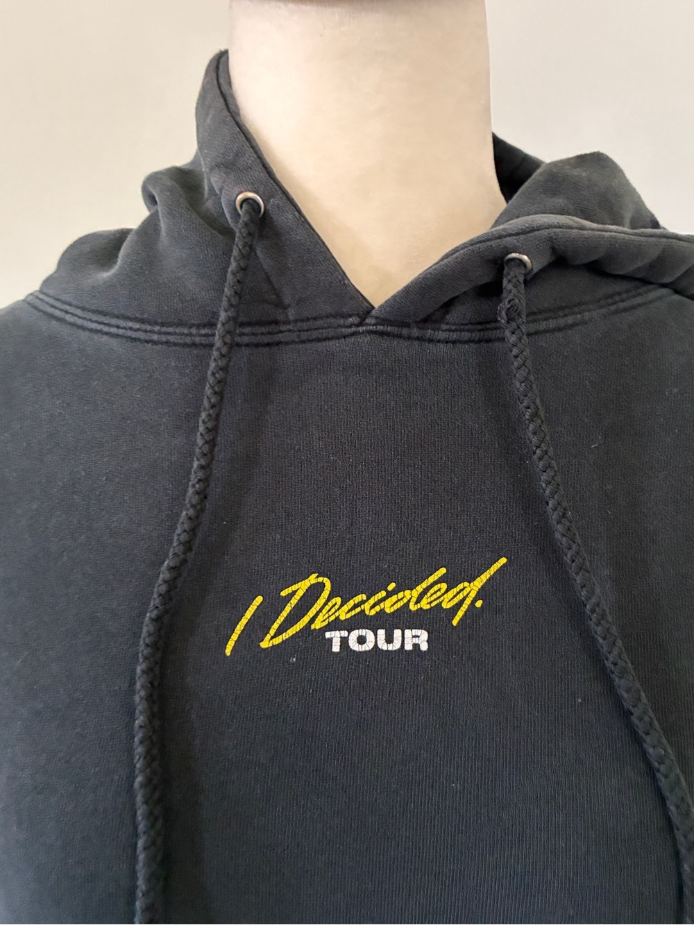 Big Sean I Decided Tour Floral Hoodie in Washed Black - Size Small